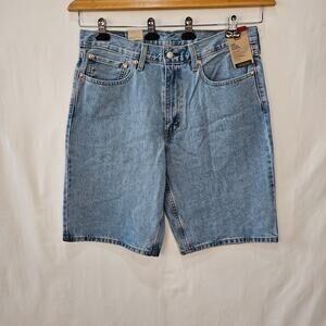 Levi's Men's 469 Loose Shorts Jeans Demin Blue Size 34